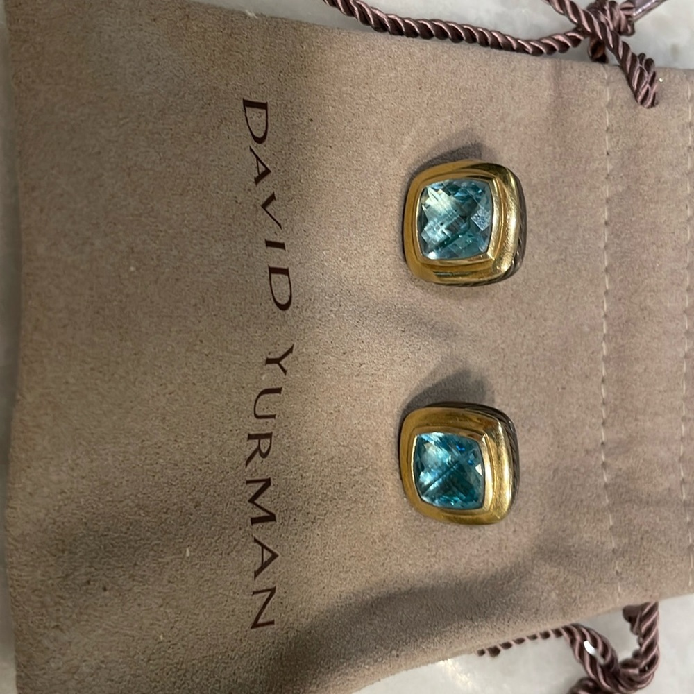 Authentic David Yurman earrings worn minimal times.